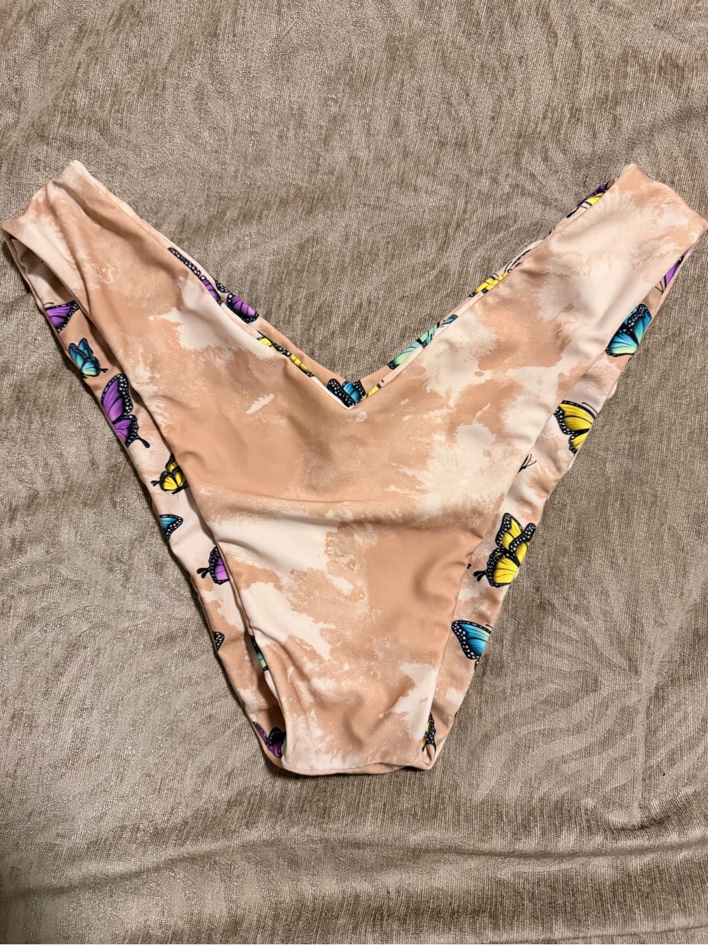 Moana Bikini Reversible Vanilla Spice V Bottom Size Large